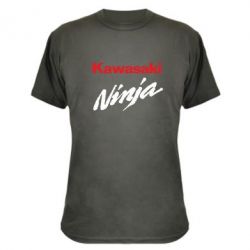 Камуфляжная футболка Kawasaki Ninja - PrintSalon