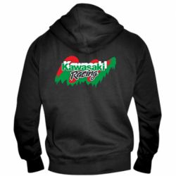Чоловічі худі на блискавці Kawasaki Racing - PrintSalon