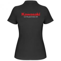 Женское поло Kawasaki. Let the good times roll. - PrintSalon
