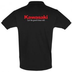 Мужское поло Kawasaki. Let the good times roll. - PrintSalon