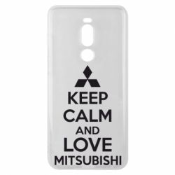 Чохол для Meizu Note 8 Keep calm an love mitsubishi - PrintSalon