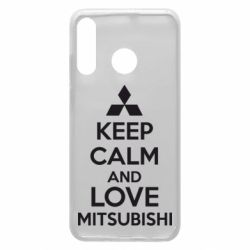 Чохол для Huawei P30 Lite Keep calm an love mitsubishi - PrintSalon