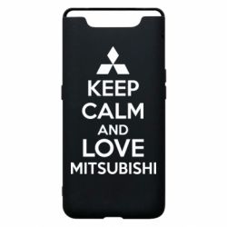 Чохол для Samsung A80 Keep calm an love mitsubishi - PrintSalon