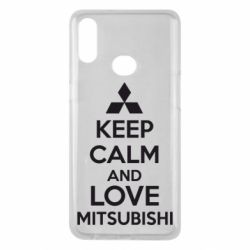 Чохол для Samsung A10s Keep calm an love mitsubishi - PrintSalon