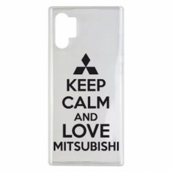 Чохол для Samsung Note 10 Plus Keep calm an love mitsubishi - PrintSalon