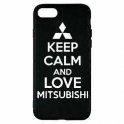 Чохол для iPhone SE 2020 Keep calm an love mitsubishi - PrintSalon