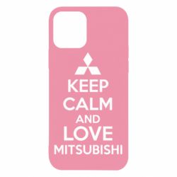 Чохол для iPhone 12 Pro Keep calm an love mitsubishi - PrintSalon