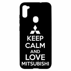 Чохол для Samsung A11 / M11 Keep calm an love mitsubishi - PrintSalon
