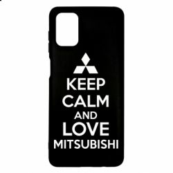 Чохол для Samsung M51 Keep calm an love mitsubishi - PrintSalon