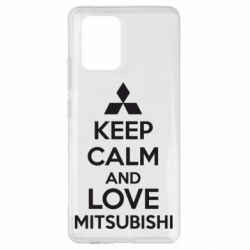 Чохол для Samsung S10 Lite Keep calm an love mitsubishi - PrintSalon