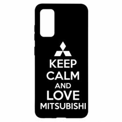 Чохол для Samsung S20 Keep calm an love mitsubishi - PrintSalon