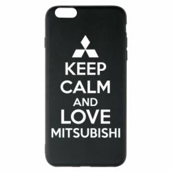 Чохол для iPhone 6 Plus/6S Plus Keep calm an love mitsubishi - PrintSalon