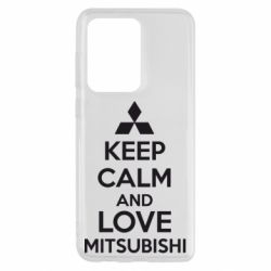 Чохол для Samsung S20 Ultra Keep calm an love mitsubishi - PrintSalon