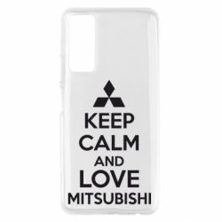 Чохол для Huawei P Smart 2021 Keep calm an love mitsubishi - PrintSalon