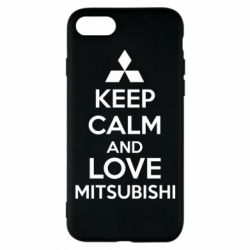 Чохол для iPhone 7 Keep calm an love mitsubishi - PrintSalon