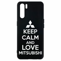 Чохол для Oppo A91 / Reno3Keep calm an love mitsubishi - PrintSalon