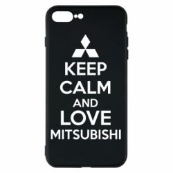 Чохол для iPhone 7 Plus Keep calm an love mitsubishi - PrintSalon