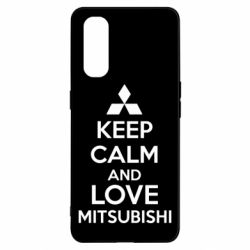 Чохол для Oppo Find X2Keep calm an love mitsubishi - PrintSalon