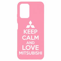 Чохол для Xiaomi Redmi Note 10 Keep calm an love mitsubishi - PrintSalon