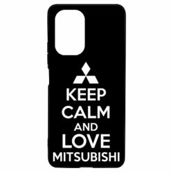 Чохол для Xiaomi Poco F3/K40 Keep calm an love mitsubishi - PrintSalon