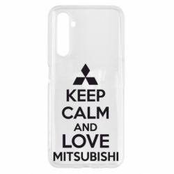 Чохол для Realme 6 Keep calm an love mitsubishi - PrintSalon