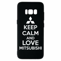 Чохол для Samsung S8 Keep calm an love mitsubishi - PrintSalon