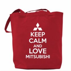 Эко-сумка Keep calm an love mitsubishi-PrintSalon Эко-сумка Keep calm an love mitsubishi