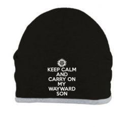 Шапка Keep Calm and carry on - PrintSalon