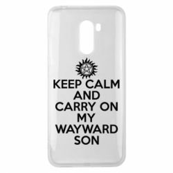 Чехол для Xiaomi Pocophone F1 Keep Calm and carry on - PrintSalon