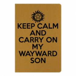 Блокнот с принто Keep Calm and carry on - PrintSalon