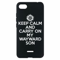 Чехол для Xiaomi Redmi 6A Keep Calm and carry on - PrintSalon