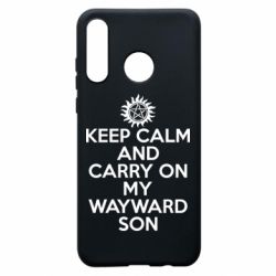 Чехол для Huawei P30 Lite Keep Calm and carry on - PrintSalon