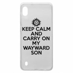 Чехол для Samsung A10 Keep Calm and carry on - PrintSalon