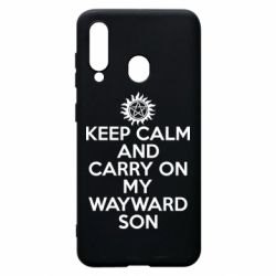 Чехол для Samsung A60 Keep Calm and carry on - PrintSalon