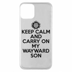 Чехол для iPhone 11 Keep Calm and carry on - PrintSalon