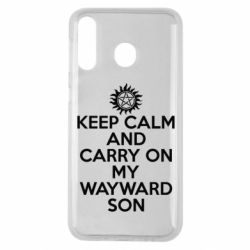 Чехол для Samsung M30 Keep Calm and carry on - PrintSalon