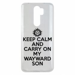 Чехол для Xiaomi Redmi Note 8 Pro Keep Calm and carry on - PrintSalon