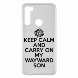 Чехол для Xiaomi Redmi Note 8 Keep Calm and carry on - PrintSalon