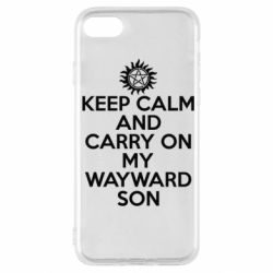 Чехол для iPhone SE 2020 Keep Calm and carry on