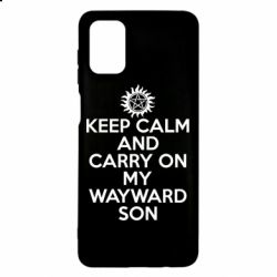 Чехол для Samsung M51 Keep Calm and carry on - PrintSalon