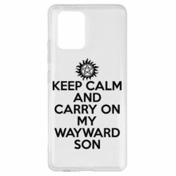 Чехол для Samsung S10 Lite Keep Calm and carry on - PrintSalon