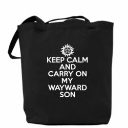 Эко-сумка Keep Calm and carry on - PrintSalon