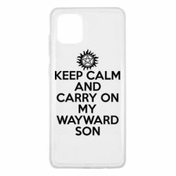 Чехол для Samsung Note 10 Lite Keep Calm and carry on - PrintSalon
