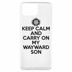 Чехол для Oppo A73 Keep Calm and carry on - PrintSalon