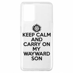 Чехол для Oppo A74 4G Keep Calm and carry on - PrintSalon