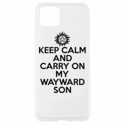 Чехол для Oppo A92s Keep Calm and carry on - PrintSalon