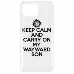 Чехол для Oppo Reno 4 Lite Keep Calm and carry on - PrintSalon