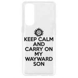 Чехол для Oppo Reno 4 Pro Keep Calm and carry on - PrintSalon