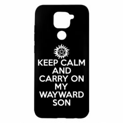 Чехол для Xiaomi Redmi Note 9/Redmi 10X Keep Calm and carry on - PrintSalon