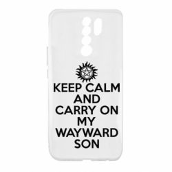 Чехол для Xiaomi Redmi 9 Keep Calm and carry on-PrintSalon Чехол для Xiaomi Redmi 9 Keep Calm and carry on
